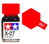 Tamiya X-27 Clear Red (80027) Enamel Paint